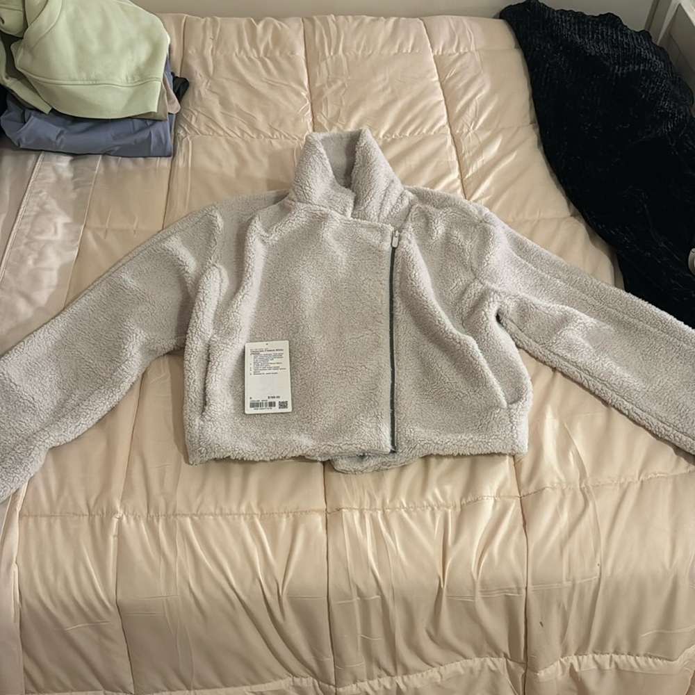 lululemon athletica Cream Fleece Jacket